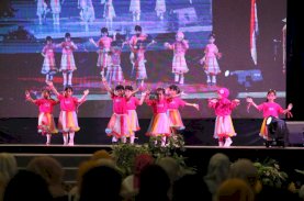 Hari Anak Nasional 2026, Ratusan Anak Tampilkan Seni dan Budaya dalam Panggung Ekspresi di Makassar