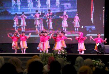 Hari Anak Nasional 2026, Ratusan Anak Tampilkan Seni dan Budaya dalam Panggung Ekspresi di Makassar