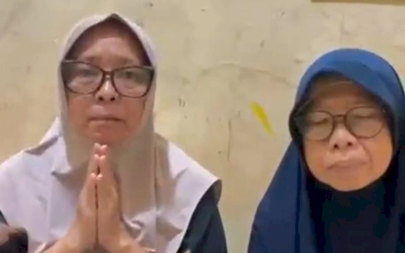 Tangkapan layar video ucapan terima kasih keluarga Sofyan Zakaria. foto: istimewa