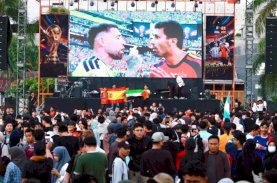 Sukses Nobar Piala Dunia 2026 di Lapangan Pemuda, Belasan Ribu Warga Bulukumba Saksikan Spanyol Juara