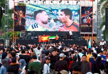 Sukses Nobar Piala Dunia 2026 di Lapangan Pemuda, Belasan Ribu Warga Bulukumba Saksikan Spanyol Juara
