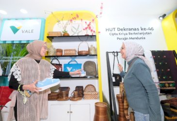 Vale Promosi Produk UMKM Binaan di Perayaan HKG PKK Nasional dan HUT Dekranas