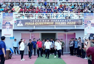 Andi Sudirman Sulaiman Kick Off Piala Gubernur Sulsel 2026, Siapkan Rp500 Juta untuk Cetak Bibit PON