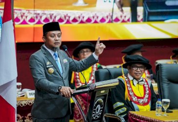 Dies Natalis UNM Ke-65, Andi Sudirman Sulaiman Dorong Kolaborasi Kampus dan Pemerintah Bangun SDM Unggul