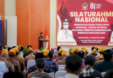 HUT Kemerdekaan RI Ke-81, Andi Sudirman Sulaiman Silaturahmi dengan Keluarga Pahlawan dan Veteran