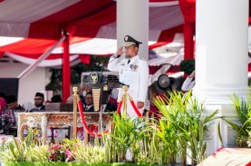 Upacara HUT Kemerdekaan RI Ke-81, Andi Sudirman Sulaiman Gaungkan Kedaulatan Pangan Menuju Indonesia Emas 2045