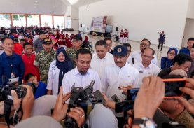 Andi Sudirman Sulaiman Dampingi Mensos Tinjau Sekolah Rakyat Terintegrasi 3 di Sudiang, Tegaskan Dukungan Pengembangan Program