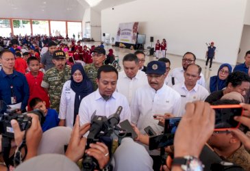Andi Sudirman Sulaiman Dampingi Mensos Tinjau Sekolah Rakyat Terintegrasi 3 di Sudiang, Tegaskan Dukungan Pengembangan Program