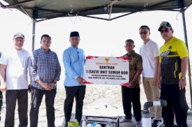 Atasi Kesulitan Air Petani, Andi Sudirman Sulaiman Salurkan Bantuan Sumur Bor di Bori Tallasa Gowa