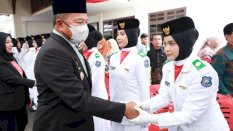 Andi Utta Kukuhkan 72 Anggota Paskibraka Bulukumba