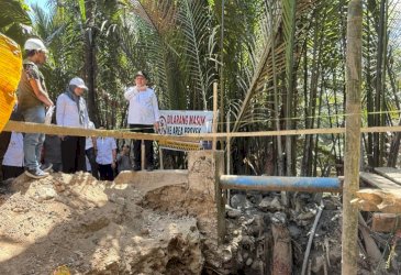Munafri Arifuddin Tinjau Jembatan Kaccia, Progres Hampir 20 Persen, Pastikan Akses Warga Barombong Lebih Aman