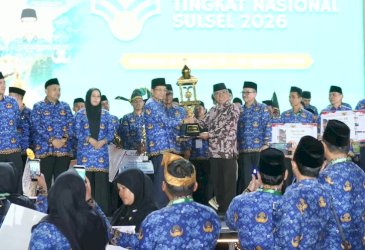 Munafri Arifuddin Dampingi Menag Tutup MTQ VIII Korpri Nasional 2026 di Pangkep