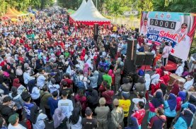 Andi Sudirman Sulaiman Lepas Ribuan Peserta Jalan Sehat Anti Mager Harmoni Kemanusiaan Lintas Agama