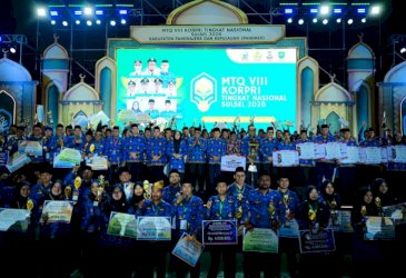Prestasi Membanggakan, Kafilah Sulsel Juara II MTQ VIII Korpri Tingkat Nasional 2026