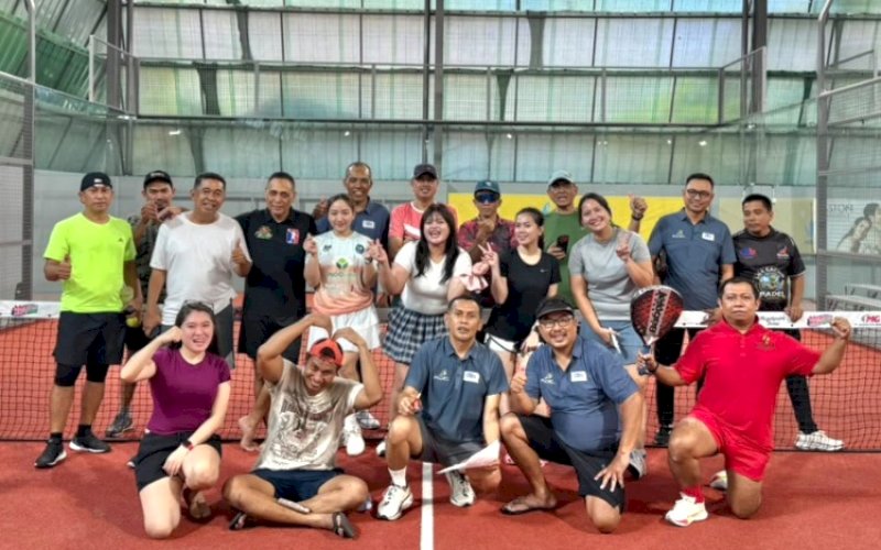 Komunitas Padel Liga Cacing. foto: istimewa