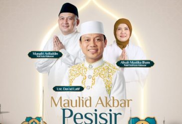 Maulid Akbar Pesisir di Makassar Digelar 28 Agustus, Perahu Nelayan Ikut Semarakkan Acara