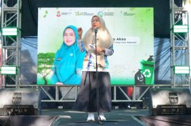 Melinda Aksa Tekan Sampah ke TPA Tamangapa