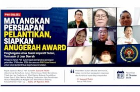 PWI Sulsel Gagas Anugerah Award bagi Tokoh Inspiratif
