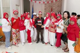 Keseruan PWI dan IKWI Sulsel Rayakan HUT Kemerdekaan RI Ke-81