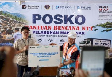 Pelindo-Pelni Kirim Bantuan untuk Korban Gempa NTT