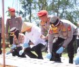 Kapolda Sulsel dan Bupati Bantaeng Ikuti Penanaman Bawang Putih Serentak Polri