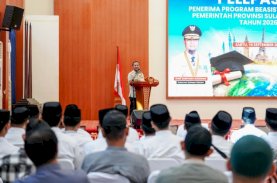 Andi Sudirman Sulaiman Lepas 28 Penerima Beasiswa Luar Negeri 2026