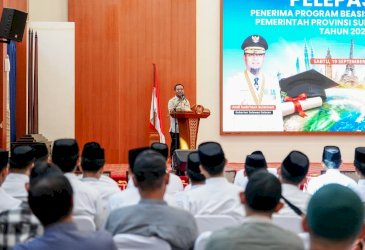 Andi Sudirman Sulaiman Lepas 28 Penerima Beasiswa Luar Negeri 2026