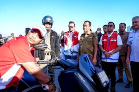 Pemotor Bisa Isi BBM di Modular SPBU CPI Makassar
