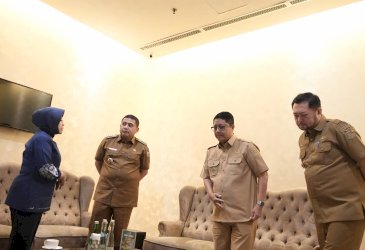 Munafri Arifuddin Bersama Kepala BPS RI Bahas Peluang Pendidikan Afirmasi Penguatan Statistik