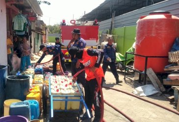 BPBD Makassar Salurkan 5,1 Juta Liter Air Bersih, Jangkau 97 Ribu Jiwa di 62 Kelurahan