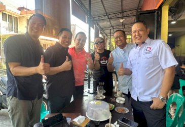 Musda REI 2026, Badris Salam Ngopi Bareng Amirullah Nur