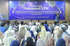 PDAM Makassar Maulid Nabi Muhammad SAW, Andi Syahrum Tekankan Keteladanan dan Kedisiplinan Pegawai