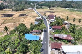 Pembangunan Jalan Pinrang-Enrekang, Gubernur Sulsel: Ruas Paleteang-Malimpung Semakin Mantap