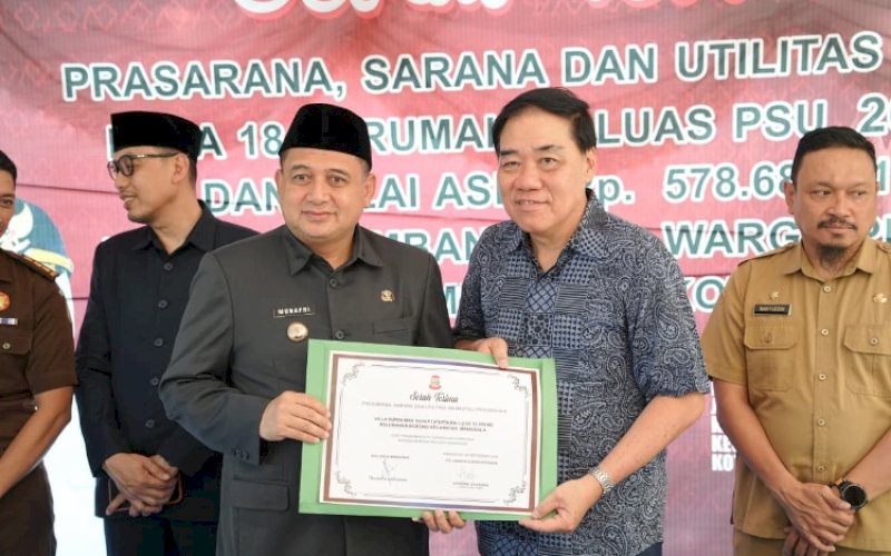 Pemkot Makassar Terima PSU 18 Perumahan, Nilai Aset Capai Rp578,68 Miliar
