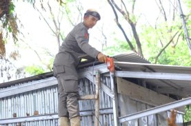 20 Tahun di Atas Fasum, Tiga Bangunan di Biringkanaya Akhirnya Ditertibkan