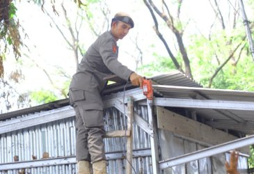 20 Tahun di Atas Fasum, Tiga Bangunan di Biringkanaya Akhirnya Ditertibkan