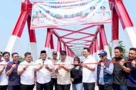 Andi Sudirman Sulaiman Resmikan Jembatan Salujambu Andalan, Hubungkan Luwu dan Lutra