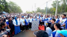 Harkopnas 2026, Andi Sudirman Sulaiman Lepas Ribuan Peserta Jalan Sehat Anti Mager di Sorowako
