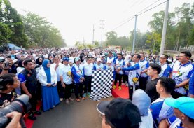 Harkopnas 2026, Andi Sudirman Sulaiman Lepas Ribuan Peserta Jalan Sehat Anti Mager di Sorowako