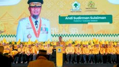 Andi Sudirman Sulaiman Hadiri Pelantikan Pengurus Golkar Sulsel 2025-2030