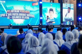 Andi Sudirman Sulaiman Paparkan Pembangunan Sulsel di Depan Kader PAN Pelantikan Pengurus PAN Se-Sulsel