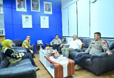 PDAM Makassar dan Brimob Polda Sulsel Perkuat Sinergi Dukungan Air Bersih untuk Masyarakat