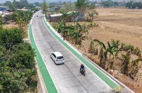 Pemprov Sulsel Percantik Ruas Jalan Burung-burung&ndash;Bili-bili, Marka Putih dan Bahu Hijau