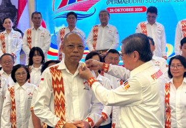 Yonggris Kembali Pimpin Permabudhi Sulsel 2026-2031, Perkuat Kerukunan, Ekoteologi, dan Kaderisasi